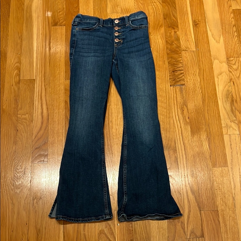 Abercrombie Kids Dark Blue Flare Jeans
